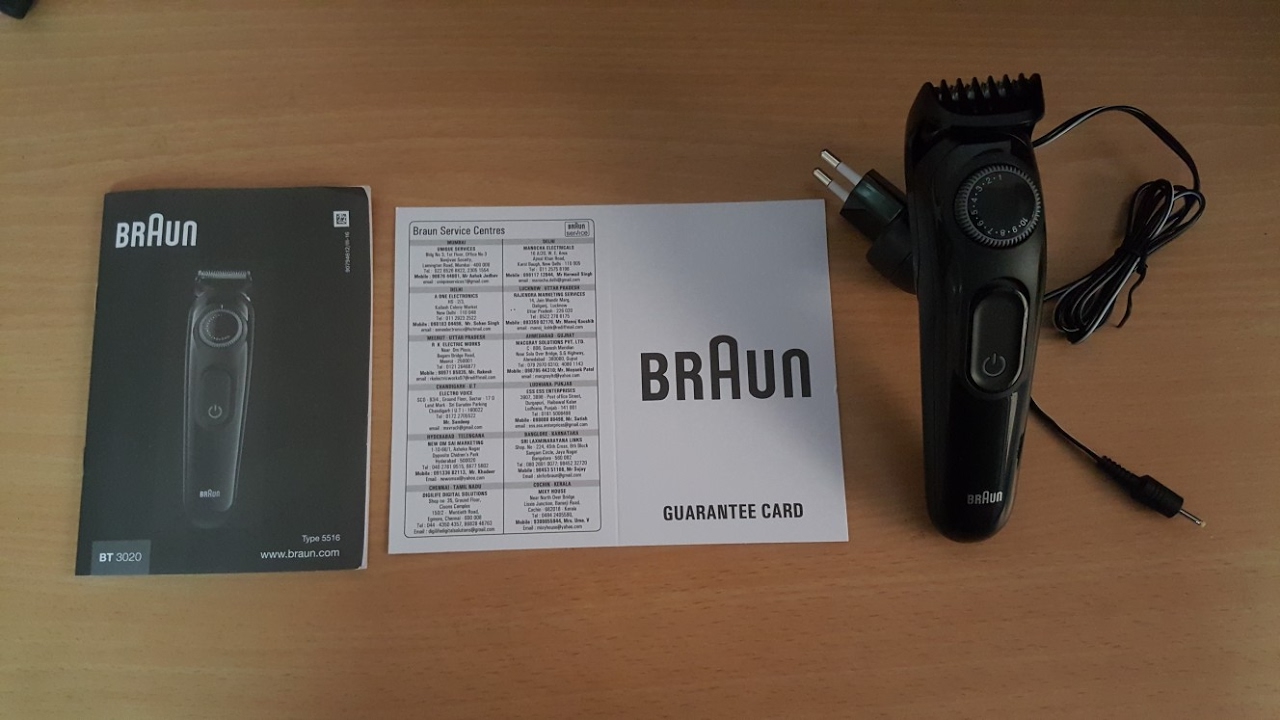 braun trimmer 3020