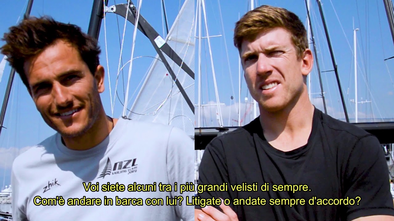 A tu per tu con Peter Burling e Blair Tuke: 