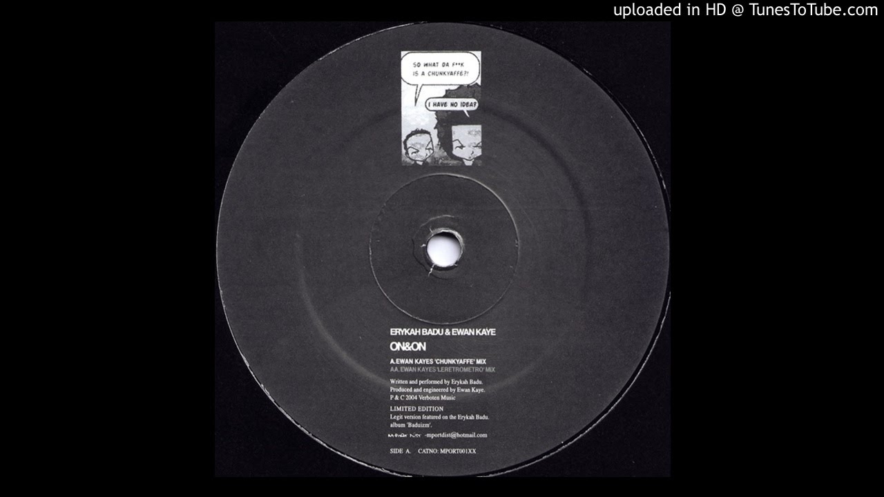 Erykah Badu - On&On (Ewan Kaye 'Chunkyaffe' Remix) - YouTube