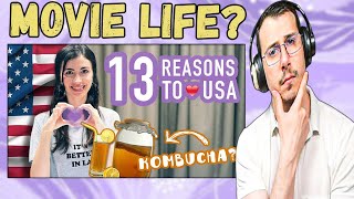 🇮🇹 Italian Reacts To 13 Reasons Why I Moved to the USA 🇺🇸