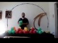 how to make a table balloon arch with no helium. Flower , Beautiful .