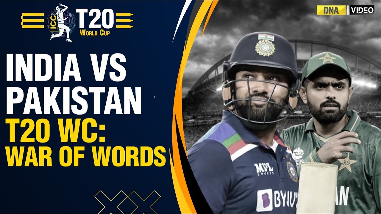 India vs Pakistan T20 WC War of Words