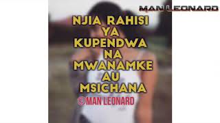 Mfanye Mwanamke Akutongoze Yeye, Jinsi Ya Kupendwa Na Mwanamke au Msichana 100%