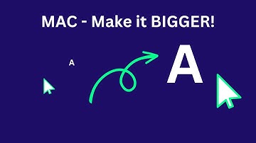 How to Make Text and Cursor Bigger on Mac | Zoom In and Out Easily