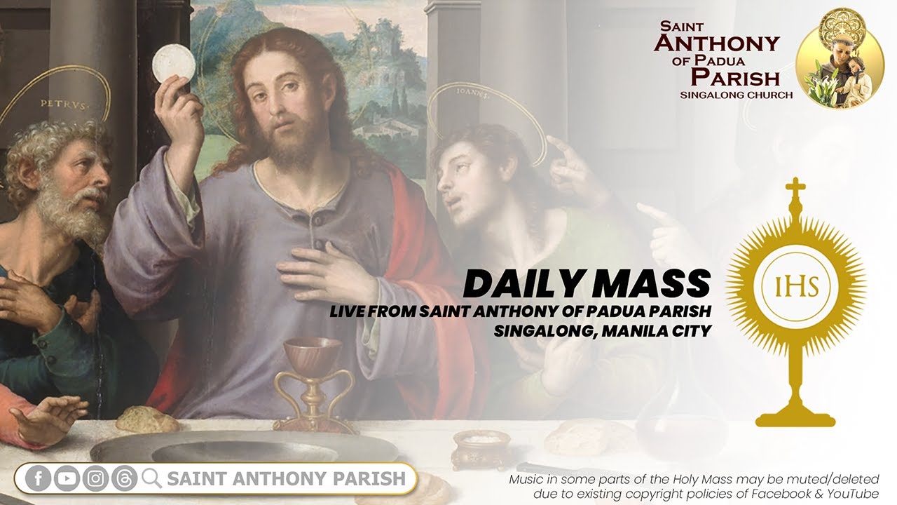 Wednesday of the Eighth Week in Ordinary Time | 7:30 AM Holy Mass | May ...