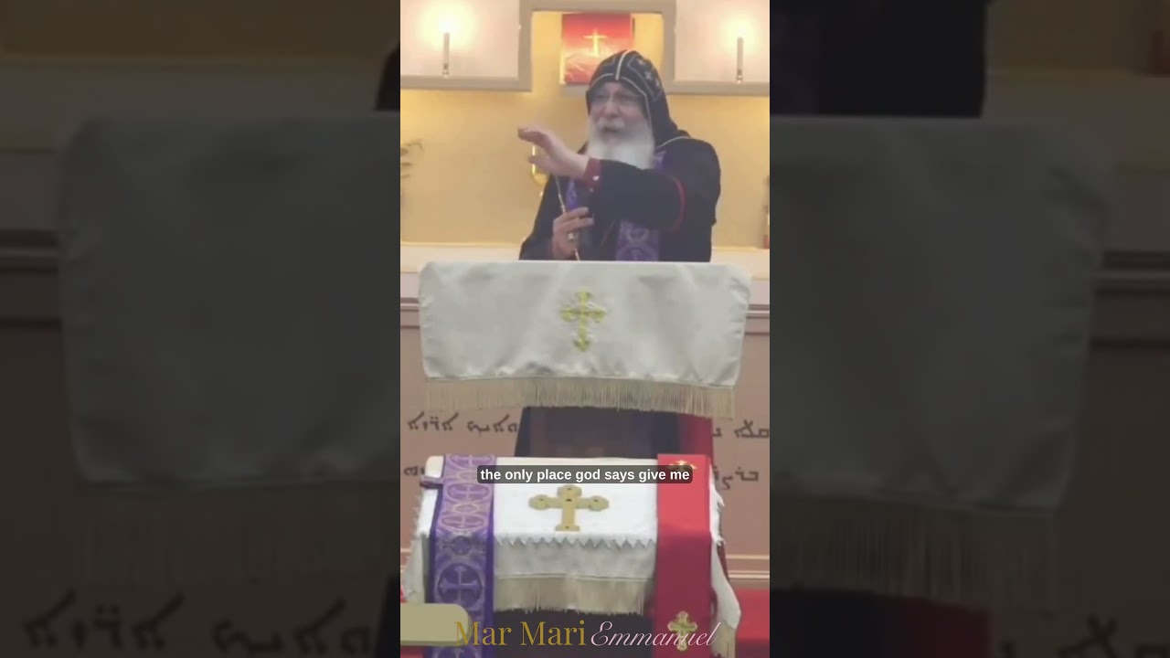 Mar Mari Emmanuel on Tithing | The Only Place God Commands 10% (Malachi 