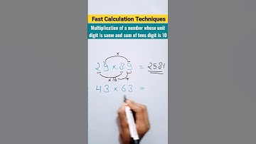 Multiplication of a number whose unit digit is same and sum of tens digit is 10 || Speed Math Tricks