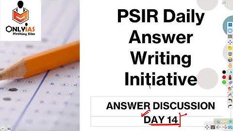 PSIR DAY 14 - Daily answer writing program for PSIR - UPSC 2023