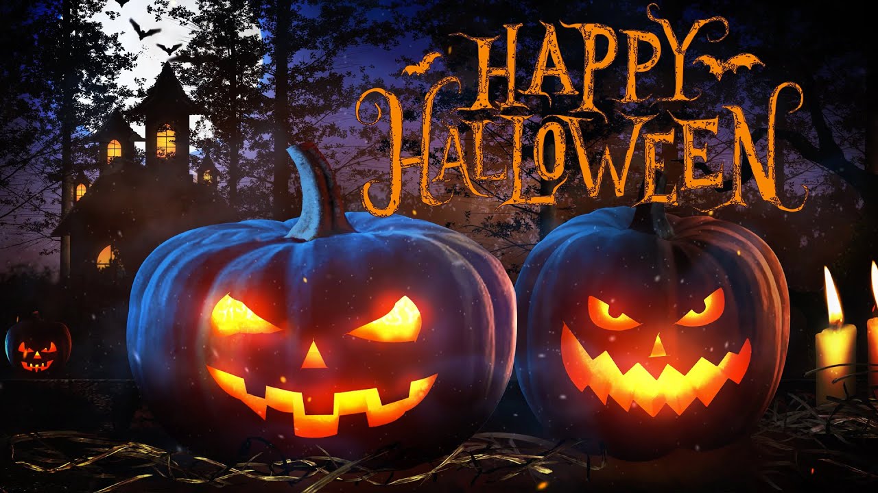 Happy Halloween 4K Screensaver | 2 Hrs 🎃👻 - YouTube