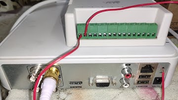 Connect BNC Connector to CCTV Cable and DC Connector (3+1 Copper Wire Cable)