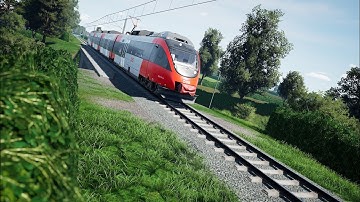 Train Sim World 6 Die Grosse Tour scenario in OBB 4024 (sorry for audio and lag)