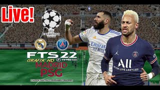 downlod fts mod ucl REAL MADRID VS PSG UEFA CHAMPIONS LEAGUE 2022
