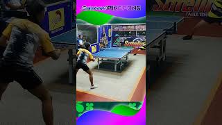 Hard Topspin vs Tight Block #卓球 #乒乓球 #pingpong #sports #tabletennis #worldtabletennis #shorts