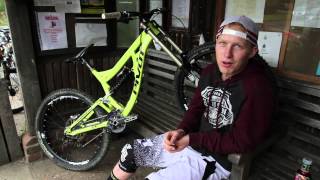 Bernard Kerr And The New Pivot DH Prototype