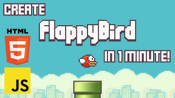 Code Flappy Bird in one minute! Beginner Javascript Tutorial
