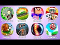 Noob vs Pro,Siren Head,Red Ball 5,My Talking Tom Friends,Snail Bob 2,Plants vs Zombies