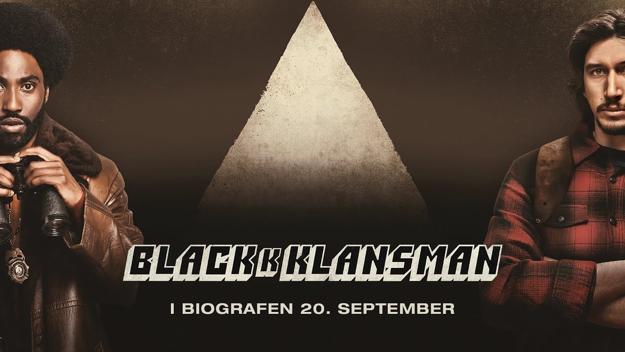BlacKkKlansman – I biografen 20. september (dansk trailer)