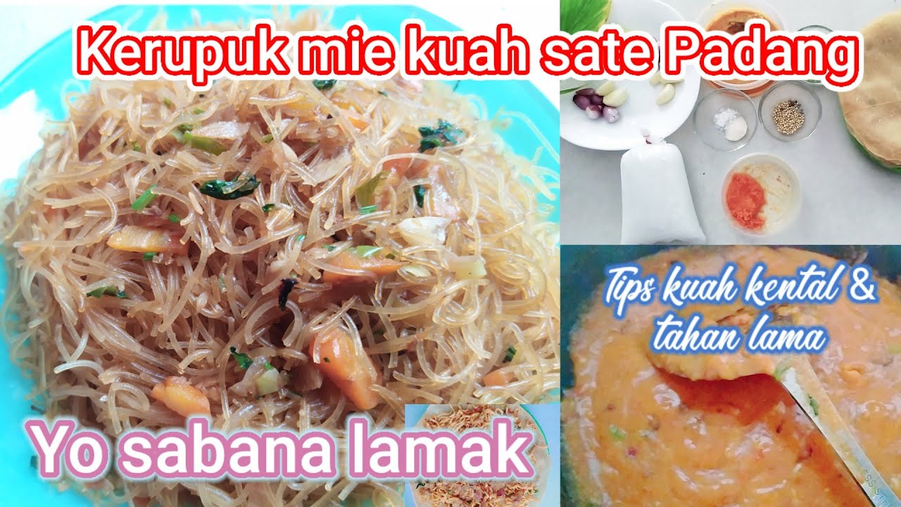 Cara Membuat Kerupuk Kuah Mie Sate Padang  || KERUPUK SATE || WAJIB COBA ‼️