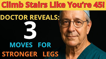 Over 60? The Only 3 Simple Exercises To Climb Stairs Like You’re 40 — Doctor Approved!