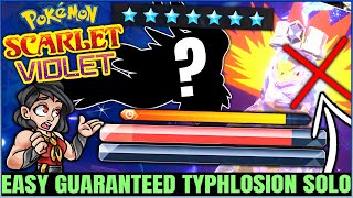 The Best Pokemon To Solo 7 Star Typhlosion Easy Every Time - Raid Guide - Pokemon Scarlet Violet! Final 7 Star Typhlosion Raid Best Solo Build Scarlet Violet
