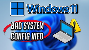 How to Fix BAD SYSTEM CONFIG INFO Error In Windows 10/11 - 2025 COMPLETE Tutorial