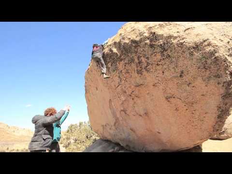 Beta Video for climb Evilution v12, Bishop