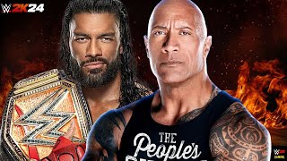 FULL MATCH - ROMAN REIGNS VS. ROCK : WWE SMACKDOWN 2025