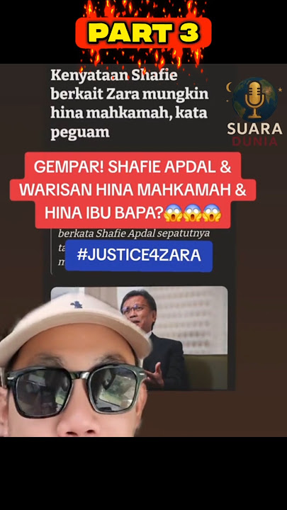 🔥AMARAN SPEKULASI‼️Boleh Menjejaskan Inkues Zara❗️Jufazli Part 3 #suaradunia