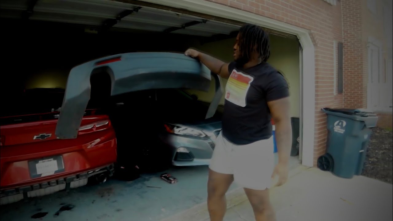 Rear Diffuser Install on a 6th Gen Camaro(GONE WRONG) - YouTube
