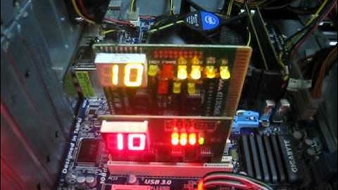 Motherboard Diagnostic PCI card (Port 80 Debugger Card)