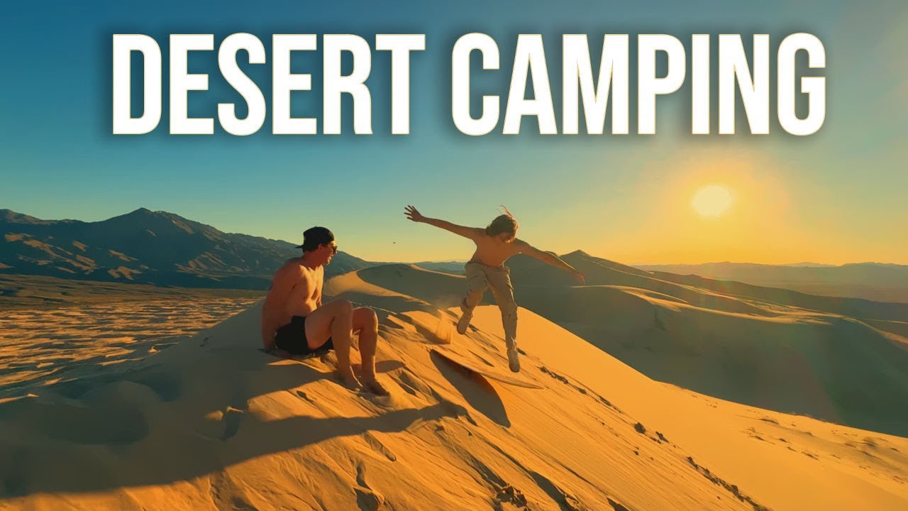 Camping on Giant Sand Dunes With No Tent