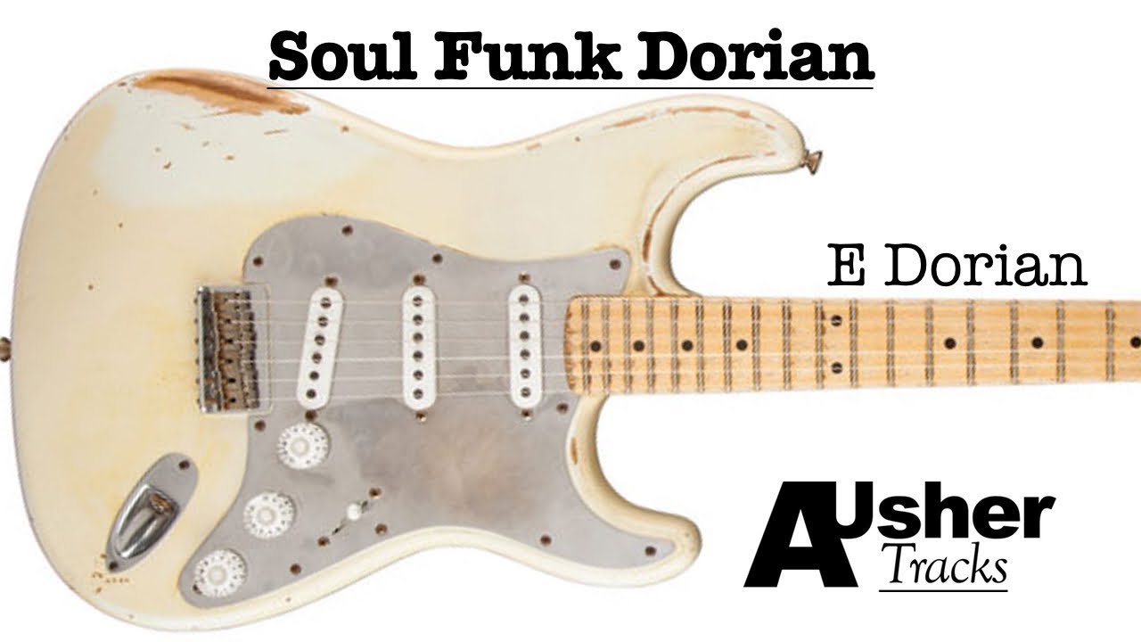 Energetic Funky Soul in E Dorian | Guitar Jam Track