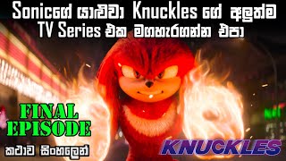 සොනික්ගේ යාලුවා නකල්ස් ගේ කතාව 😍 Knuckles Final Episode | TV Series | Sonic movie Sinhala review