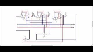 Pneumatic circuit design A+B+B- A- C+C-