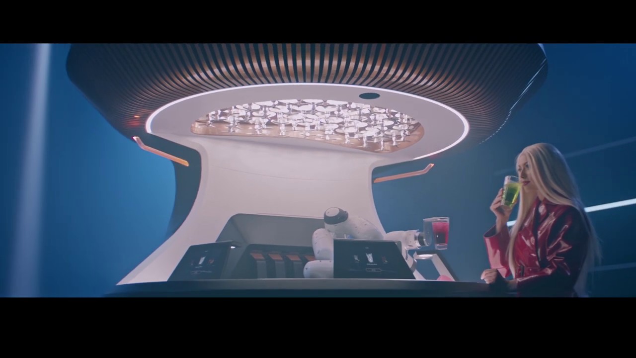 Yanu - World's first contactless robot bar! - YouTube