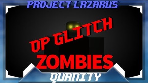 I FOUND AN OP GLITCH IN PROJECT LAZARUS! - (Roblox CALL of DUTY ZOMBIES)