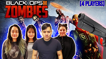 Nacht Der Untoten - Black Ops 3 Zombie [4 Player Split Screen] - PS4 Gameplay