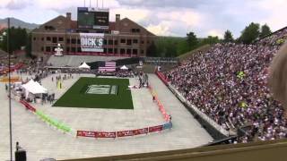 Skydivers at Bolder Boulder 2011