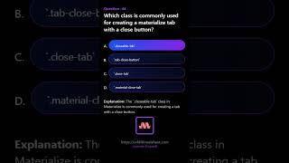 Which class is commonly used for creating a materialize tab with a close button #materialize