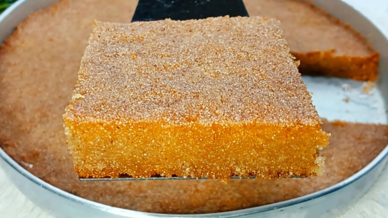 البسبوسه اللي اتشهرت بيها في عيلتي بسبوسه  الحلواني الأصلية❗️بأسرار اول مرة تعرفيها طريه ومتماسكه 👌