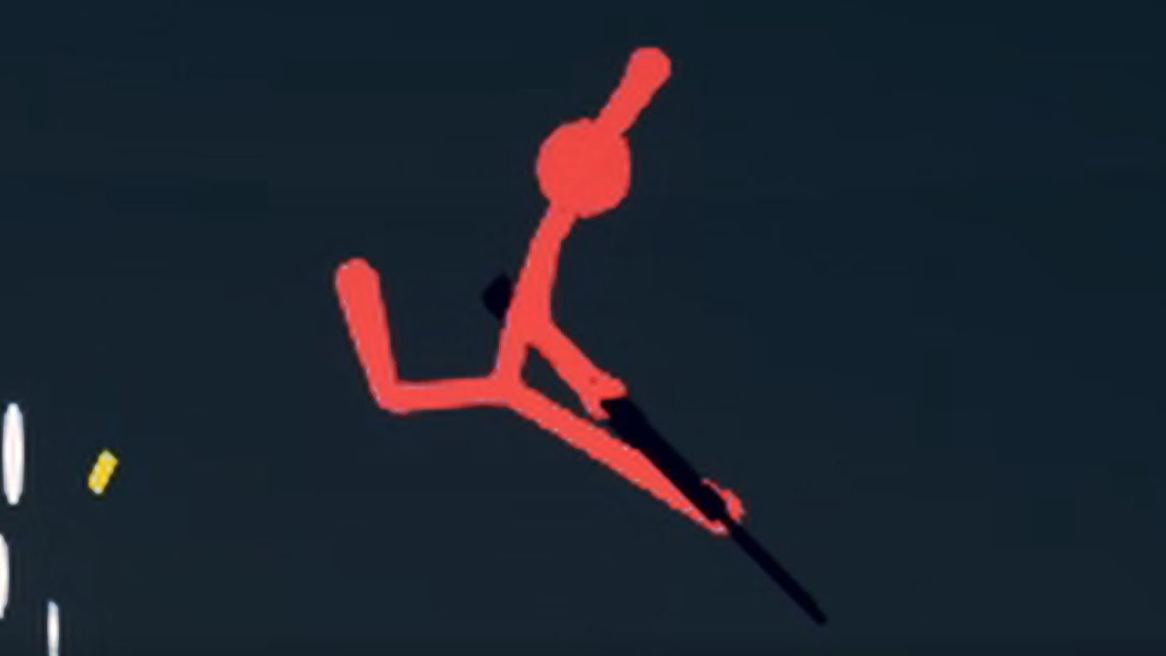 Laughing hysterically in Stick Fight