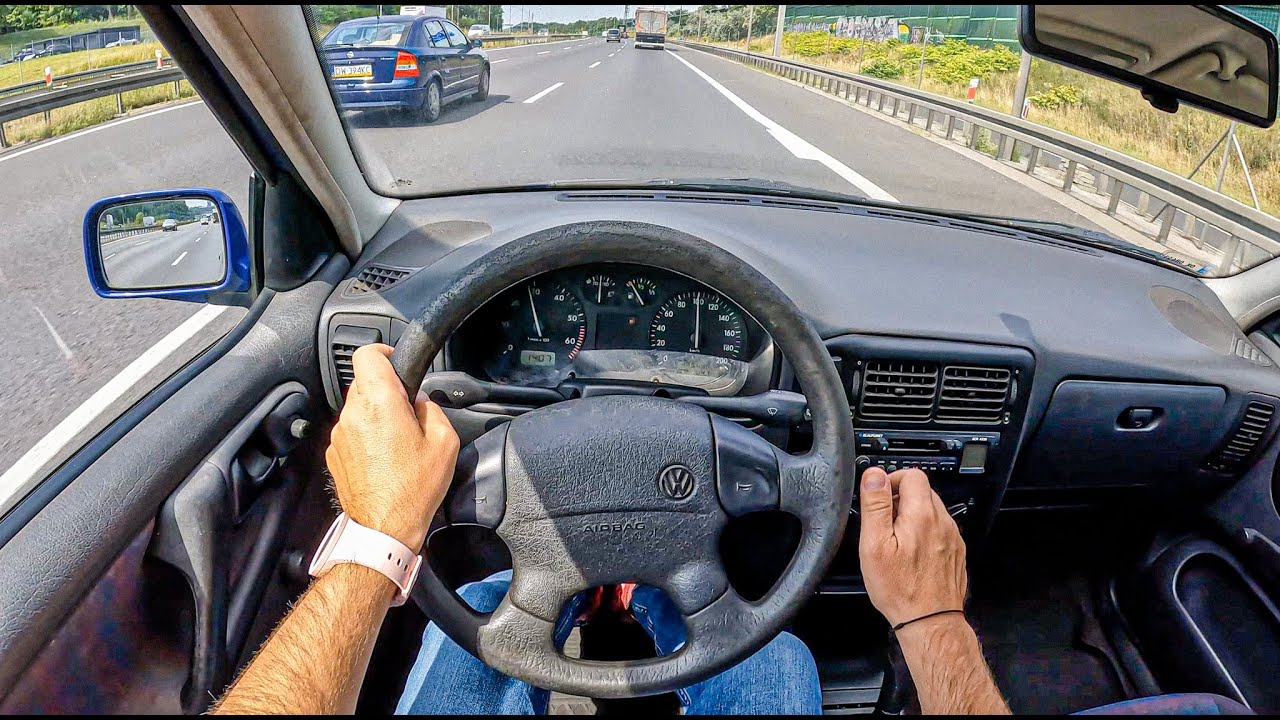1999 Volkswagen Polo [1.6 i 75HP] | POV Test Drive #1299 Joe Black - YouTube