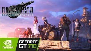 Final Fantasy VII Remake Intergrade | Gt 710 | Low Settings | Game Tasted.
