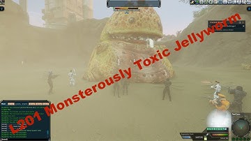 E582 L201 Monsterously Toxic Jellyworm - Planet Cyrene - Entropia Universe