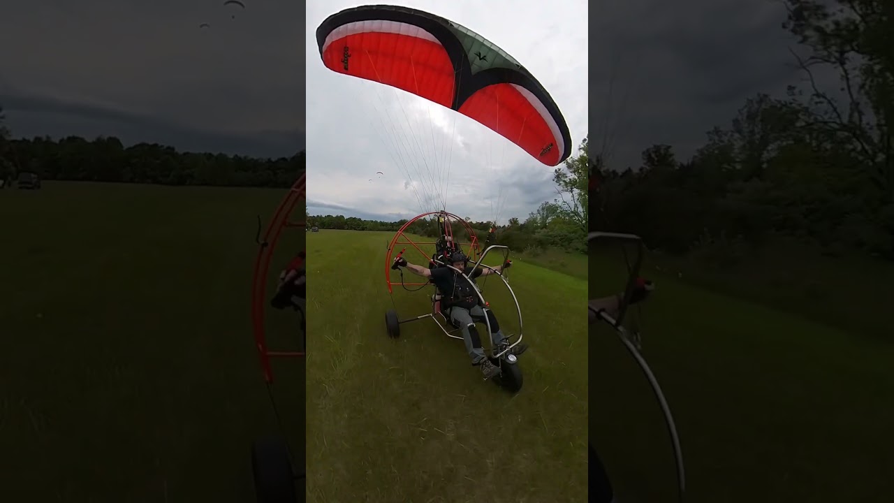 Pegleg crashes paramotor into trees on takeoff