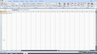 How to Count words in Excel 2007