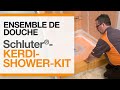 Comment installer lensemble de douche schluterkerdishowerkit