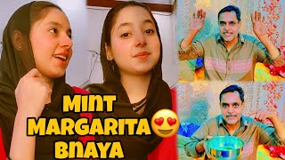 Ghar Per Bnaya Mint Margarita || Machinery Store Visit Kiya || Amber Tallat