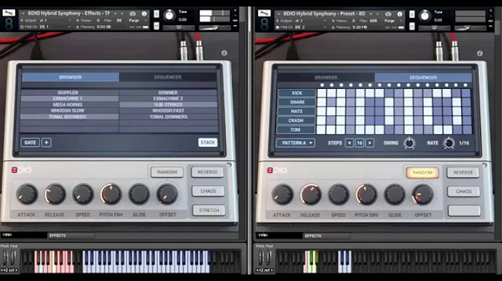 8Dio Hybrid Tools Synphony: "Effects & Drums"