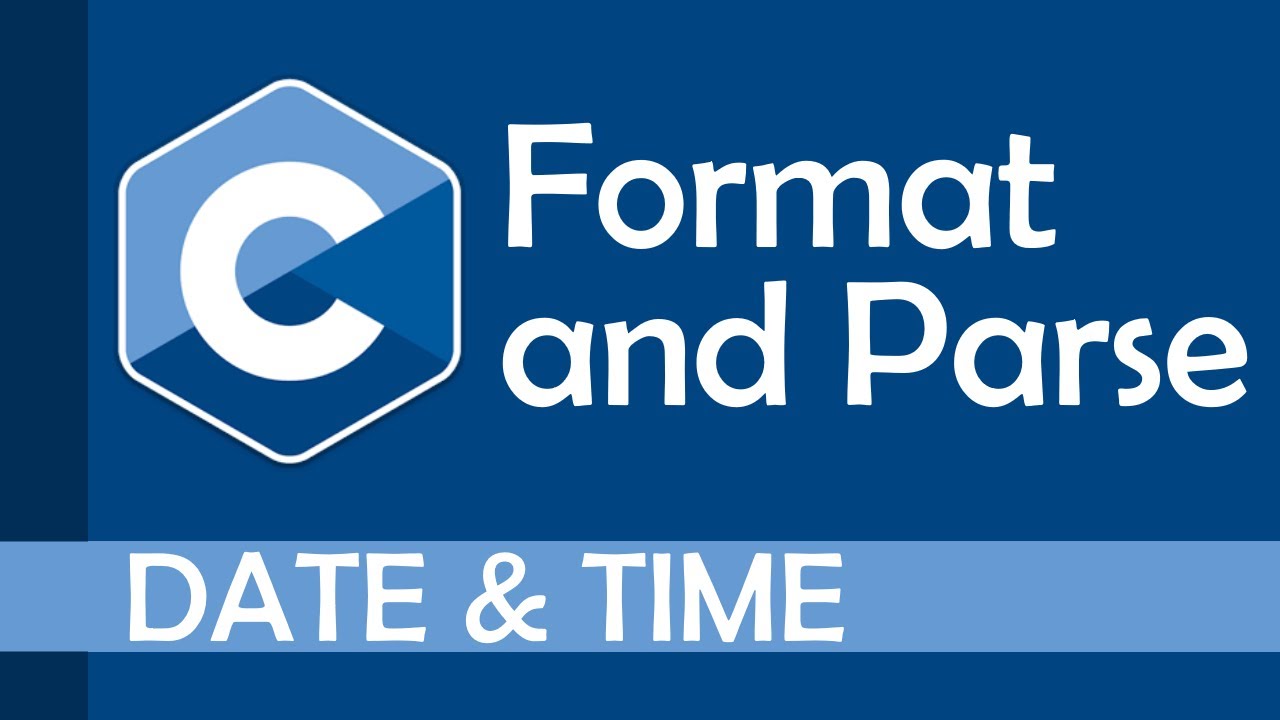 Format and parse datetime in C